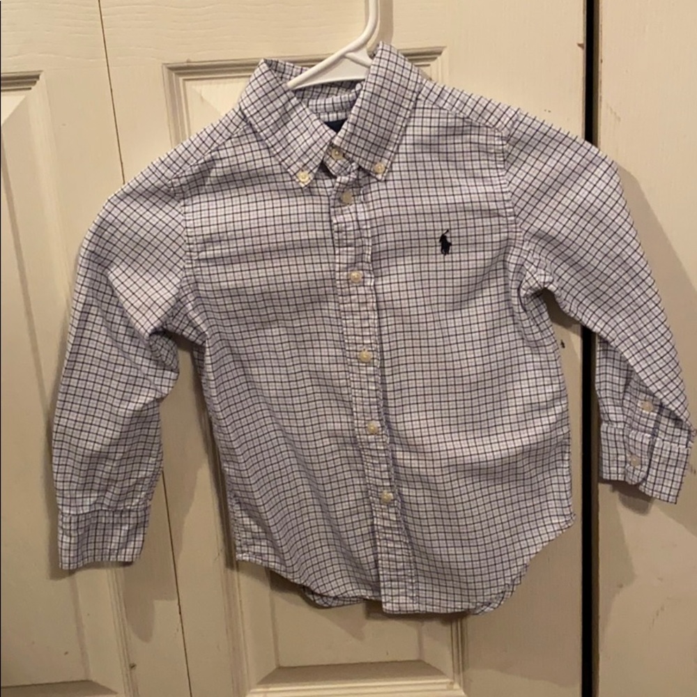 Ralph Lauren Dress Shirt Boys 4/4T